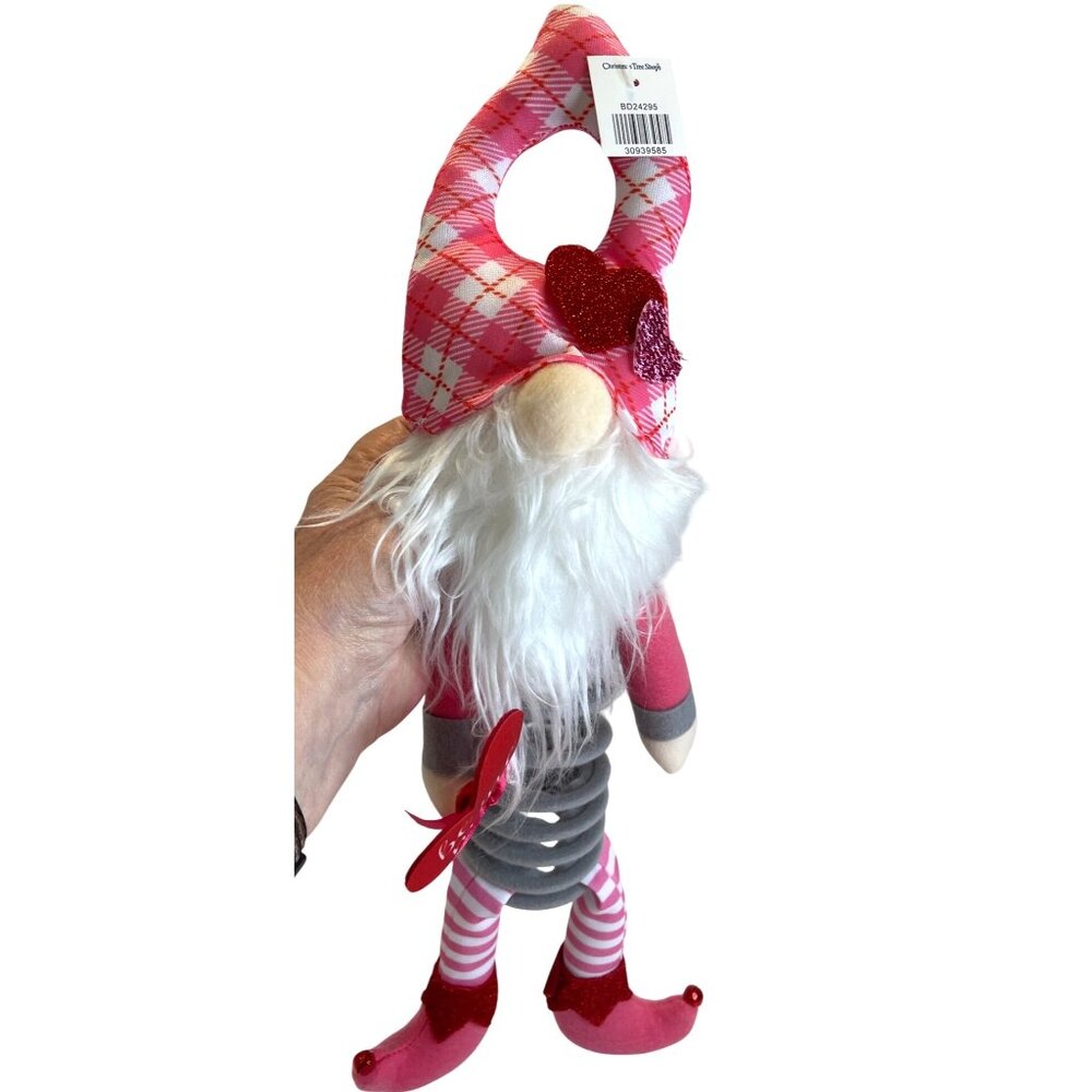 Valentine Day Holiday Cupid 3pc Lot Set Love Gnome Kitchen Towel Door Hanger NWT - Picture 6 of 10